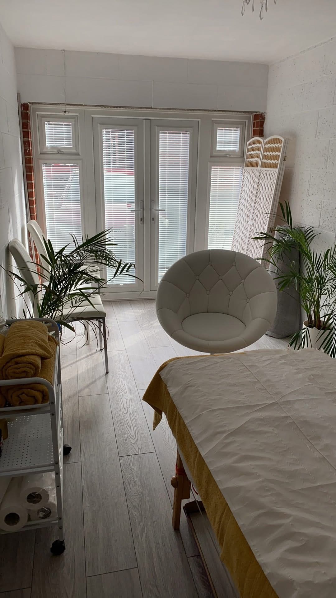 Loretta's Therapies treatment room in Eastbourne